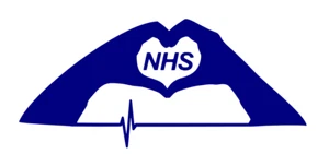 NHS LOVE SUPPORT Caridad Moderna Coche/Furgoneta Pegatina Enfermera Ventana Pared Hospital - Imagen 1 de 3