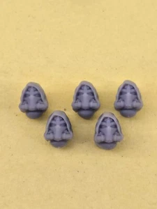 Head x 5 (B) - Eternal Pilgrims - Greytide Studios - Dark Angels Alternative - Picture 1 of 2