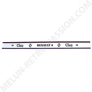 AUTOCOLLANT PARE SOLEIL RENAULT 4L R4 4 CLAN - Picture 1 of 1