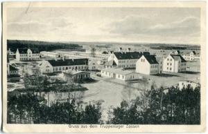AK ZOSSEN, Gruß aus dem Truppenlager, Vogelschau 1917 Feldpost - Picture 1 of 1