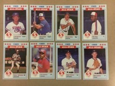 Lot of Five 1989 Southern League All Star Sets(complete) Robin Ventura etc