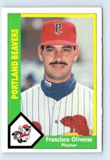 1990 CMC Portland Beavers Francisco Oliveras Portland Beavers #8