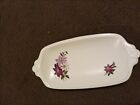Sylvac Ware  oblong serving dish  with purple flowers 