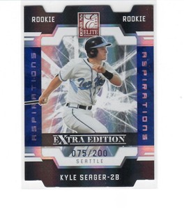 2009 Donruss Elite Extra Edition Aspirations Signatures Die Cut #106 Kyle Seager