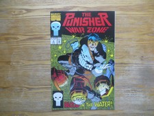 1992 VINTAGE PUNISHER WAR ZONE # 2 SIGNED BY JOHN ROMITA JR. WITH POA