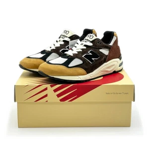 M990BB2 New Balance 990V2 Brown and Tan Season 2 Brown MiUSA Made in USA - Picture 1 of 9