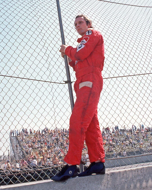 1976 Driver NIKI LAUDA Glossy 8x10 Photo U.S. Grand Prix West Poster Ferrari - Image 1 of 1