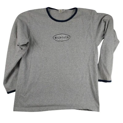 UNH Wildcats T Shirt Mens Medium The Cotton Exchange Gray Long Sleeve University - Image 1 of 4