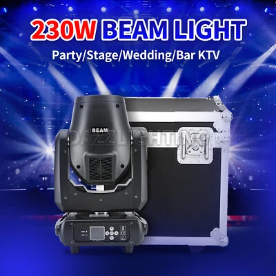 LED 7R 230W RGBW Gobo Moving Head Beam Stage Light DMX512 Disco DJ Spot Lighting - Image 1 of 4