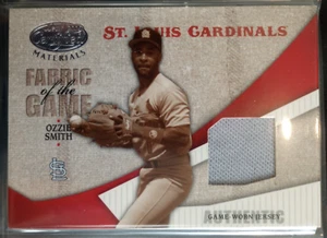 2004 Leaf Certified Materials Fabric of the Game Ozzie Smith jersey /100 - Picture 1 of 2