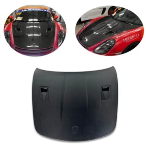 Capucha estilo RS de fibra de carbono seca para Porsche 718 981 991 actualización GT4 RS capó - Imagen 1 de 12