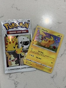 MINT Pokemon 25th Anniversary General Mills Promo Pikachu Stamped Holo Foil Card - Picture 1 of 5