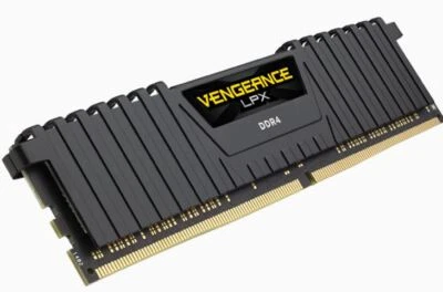 Corsair Vengeance LPX 1x16GB DDR4 DRAM 2666MHz C16 Memory – Black - Image 1 of 2