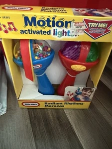 2001 rare vintage Little Tikes Radiant Rhythms Maracas brand new never open  - Bild 1 von 3