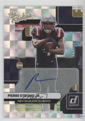2022 Panini Donruss The Rookies Auto /299 Pierre Strong Jr #TR-39 Auto RC - Image 1 of 2