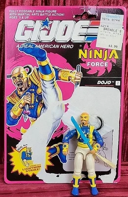 FIGURA DE ACCIÓN DE COLECCIÓN HASBRO 1992 G.I JOE COBRA NINJA FORCE DOJO COMO SE ENCUENTRA JUGUETE Foto 1 de 4