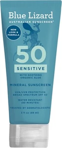 Blue Lizard Australian Sunscreen SPF 50 – Sensitive | 3 fl oz (89 mL) - Picture 1 of 6