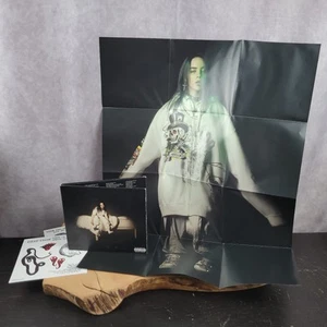 Billie Eilish CD - When We All Fall Asleep Where Do We Go? - W/ Poster & Extras - Picture 1 of 10