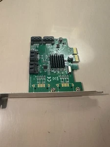 SYBA SI-PEX40057 4-Port PCI-e SATA III Controller Card Untested - Afbeelding 1 van 5