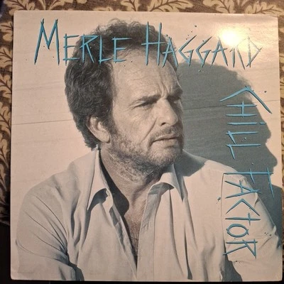 MERLE HAGGARD "CHILL FACTOR" VINYL LP 1987 VG+ - Image 1 of 4