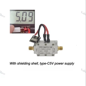 5M - 6GHz Wideband 20dB LNA Module with Shielding Shell, Type-C5V Power Supply - Picture 1 of 3