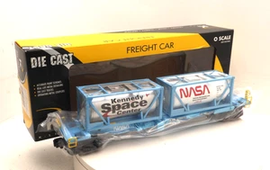 K-Line, O, K771-8011, NASA Die Cast Front Runner w/2 NASA ISO Tanks, 9295072,NIB - Picture 1 of 23
