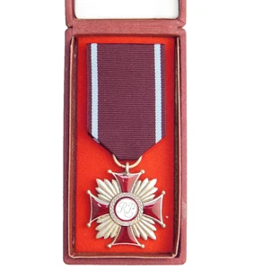 4624 WW2 POLISH CROSS OF MERIT RP 2ND CLASS POLAND - Imagen 1 de 6