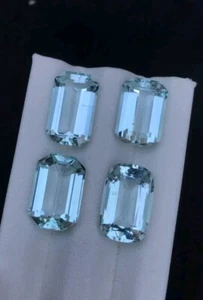 24.45ct Natural AQUAMARINE Lot Nice Color and Lustre from Pakistan UNTREATED - Picture 1 of 3