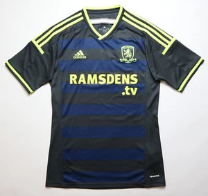 MIDDLESBROUGH 2014/2015 AWAY FOOTBALL SHIRT SOCCER JERSEY BORO KIT ADIDAS MENS S - Picture 1 of 11