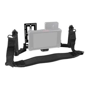 CAMVATE Director’s Monitor Rig w/ Handgrip & Neck Shoulder Strap & Battery Plate - Picture 1 of 6