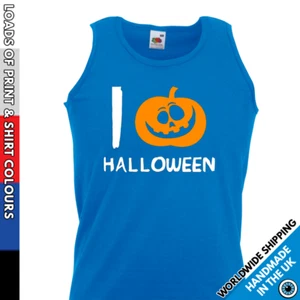 Chaleco de Halloween para Hombres I Love - Nuevo Disfraz de Truco o Trato para Corazón de Calabaza - Imagen 1 de 8
