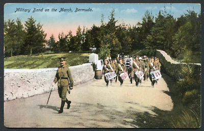 Tarjeta postal/ppc banda militar BERMUDA (21790) Foto 1 de 2