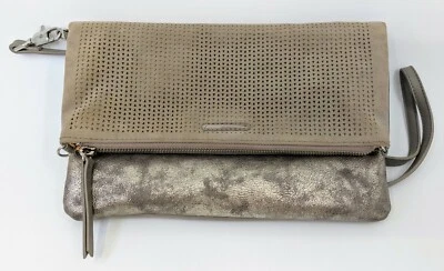 BOLSO BANDOLERA 2 EN 1 STELLA AND DOT WAVERLY PETITE GRIS PIZARRA METALIZADO EC  Foto 1 de 4