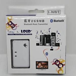 Transmisor de música Bluetooth I-Wave 3,5 mm DVD, TV, MP3 NUEVO SELLADO - Imagen 1 de 4