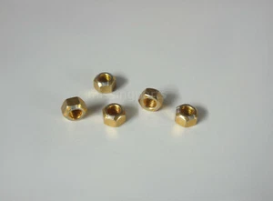 5x Sicherungsmutter M5 gelb Vgl.Nr. 99908410202 passend für Oldtimer Youngtimer - Picture 1 of 2