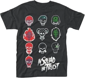 Camiseta Plastic Head Suicide Squad Faces XL In Squad We Trust - Imagen 1 de 3