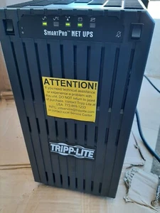 TRIPP-LITE SMARTPRO NET UPS 2200 2200VA 6-OUTLET 1700WATT UPS TOWER SMART2200NET - Picture 1 of 3