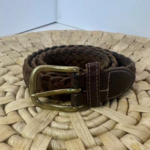 Gap kids braided brown leather belt child size XS belt - Picture 1 of 4