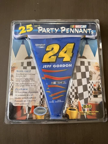 Jeff Gordan Garland 25 Feet Of Party Pennants 2003 Nascar Cover