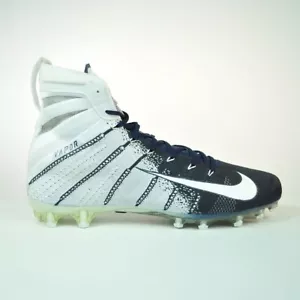 Nike Vapor Untouchable 3 Elite Football Cleats White Navy AO3006-101 Men's SZ 16 - Picture 1 of 12