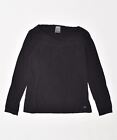 CHAMPION Womens Herritage Fit Top Long Sleeve UK 18 XL Black Cotton EG07