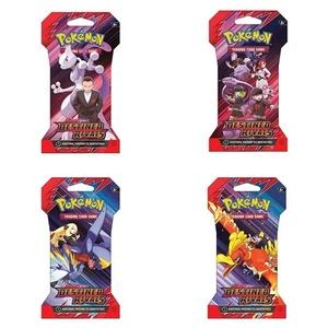 Pokemon Destined Rivals Booster Pack Blister Sleeved Packs BRAND NEW SEALED X20 - Picture 1 of 5