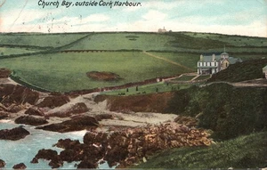 Church Bay Outside Cork Harbour Ireland Postcard 1905 - Picture 1 of 2