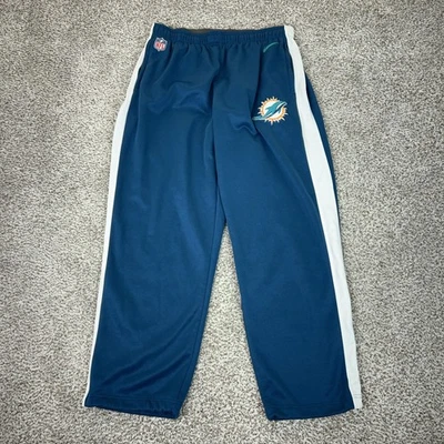 Pantalones Miami Dolphins Para Hombres 2XL Azul NFL Fútbol Nike Equipo Entrenador Emitido Juego Usado Foto 1 de 4