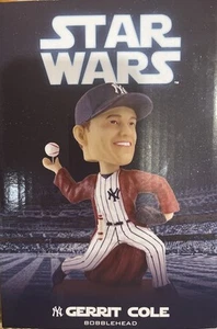 STAR WARS GERRIT COLE BOBBLEHEAD New York Yankee Stadium MLB BASEBALL May 4 2024 - Picture 1 of 2