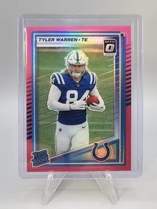 2025 Donruss Optic Preview Tyler Warren #337 (RC) Pink SP 💥 Colts - Picture 1 of 2