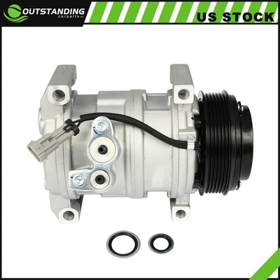 Compresor de aire acondicionado para GMC Sierra 2500 HD 2000-2005 Cadillac DeVille 2002-2013 Foto 1 de 4