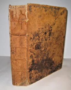1820 Biblia Grande Alemana Martín Lutero Cuero Cuarto Kimber Sin Afilados G Mentz - Imagen 1 de 12