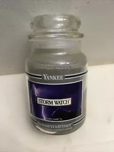 Yankee Candle Storm Watch 22 oz Jar Housewarmer Lightning Label #115457 - Picture 1 of 7