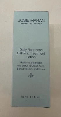 Loción de tratamiento calmante de respuesta diaria boticario de argán Josie Maran 1,7 oz nueva en caja Foto 1 de 4